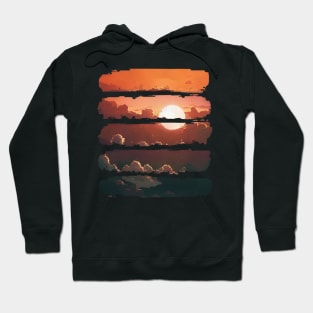 Morning Sunrise - Clouds and Sun Hoodie